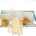 Bar Accessary Utensil Natural Disposable Bamboo Drinking Reusable Straws Bamboo Straw Peeled